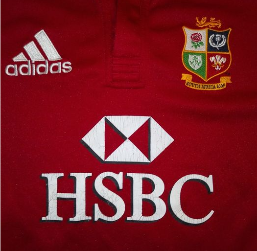 Lions  2009 Rugby Jersey adidas (S)   [Fair]