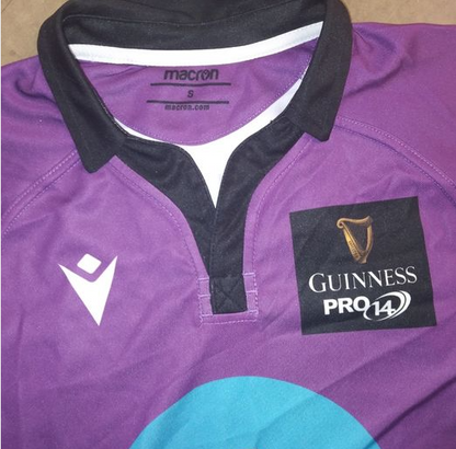 Referee 2020 / 21 Rugby Jersey Macron (S)  Guinness Pro 12 [Very Good]