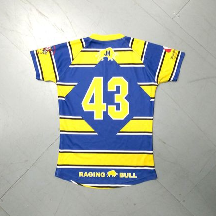 Old Ruts FC 2014 Rugby Jersey Raging Bull (S) Player Issue #43 [Very Good]