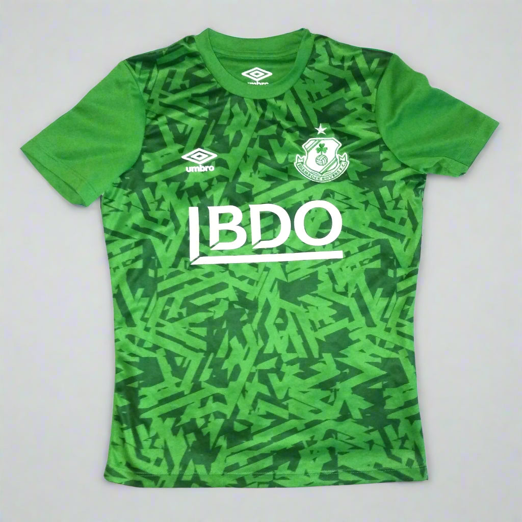 Shamrock Rovers Football  Training  Jersey  2023 / 24  Umbro     Kids       BDO  SVS1904  