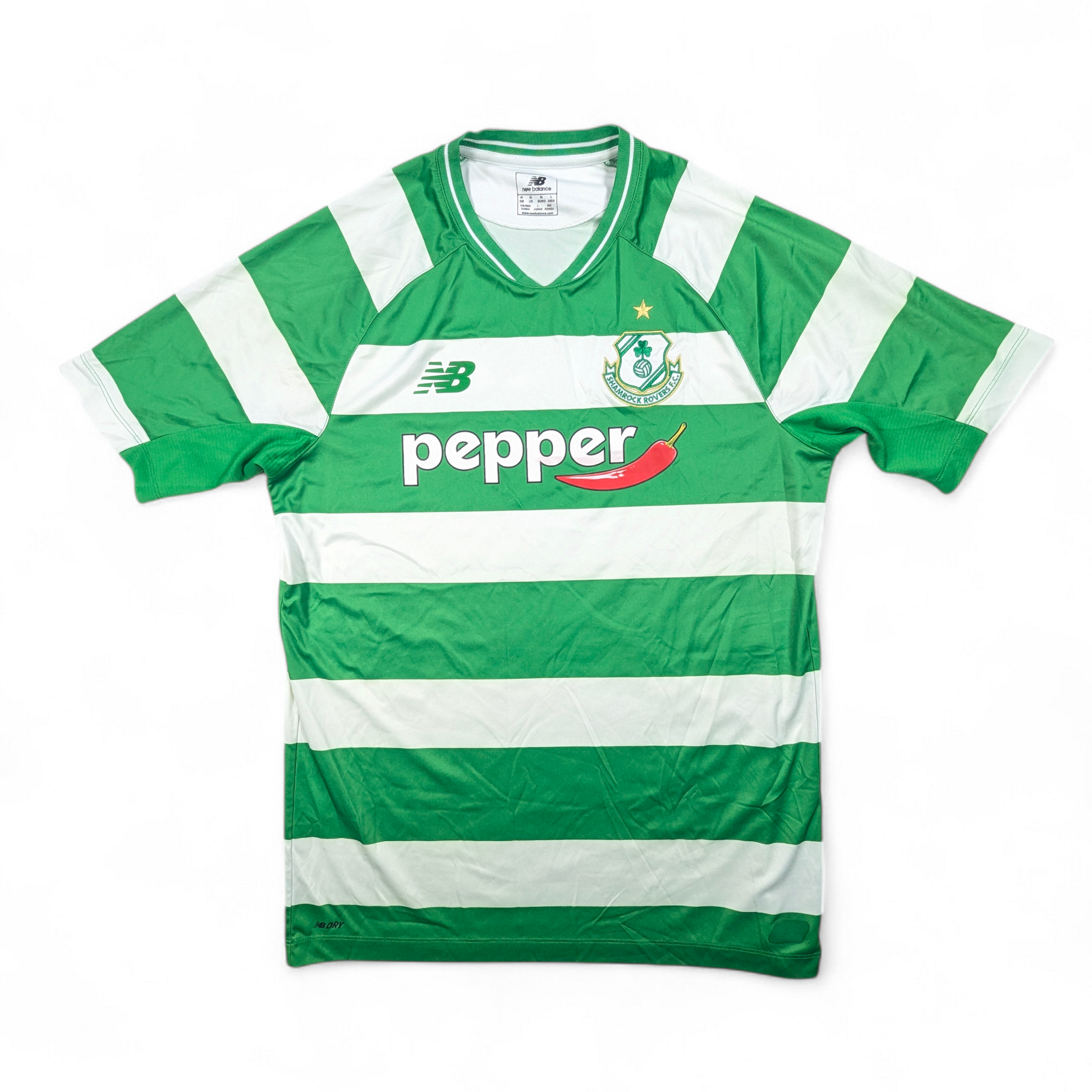  Shamrock Rovers New Balance Home Football Jersey 2016 