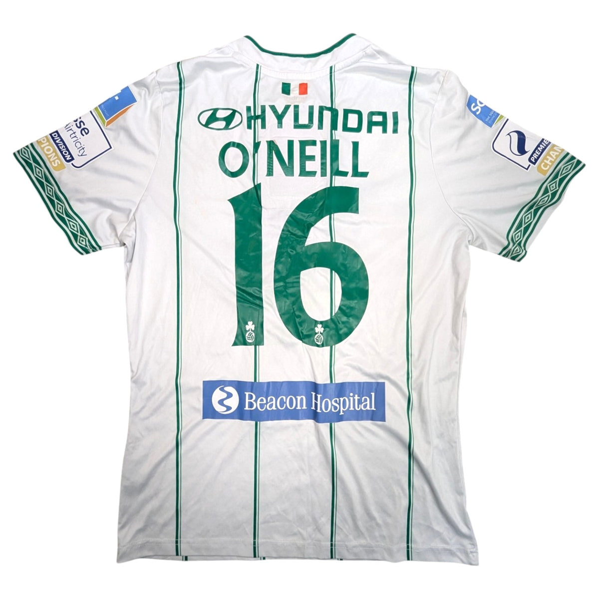 Shamrock Rovers Player Issue Umbro Away Football Jersey 2022 Gary O'Neill #16 (S) [Good]