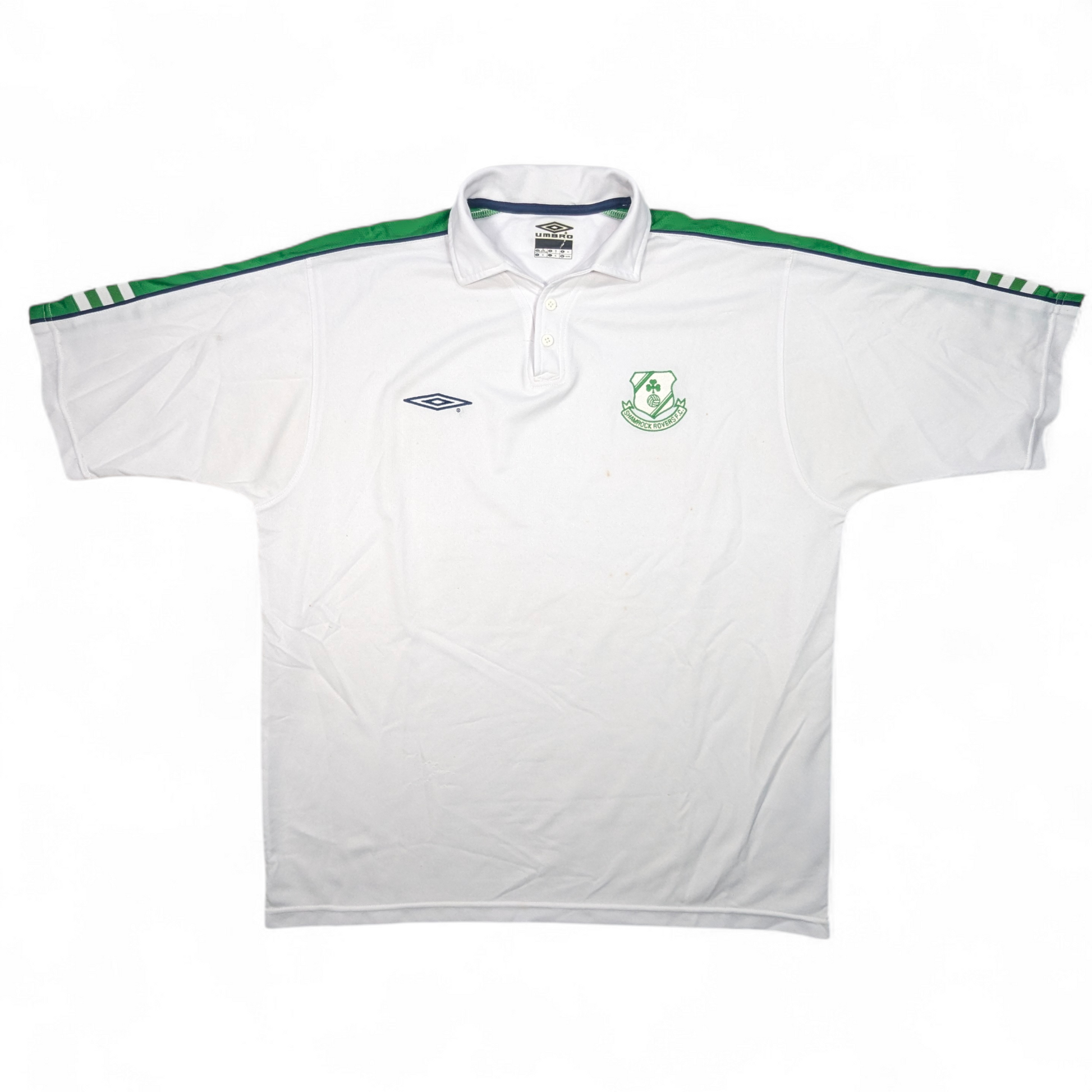 Shamrock Rovers Umbro Football Polo Shirt 2000s (XL)Shamrock Rovers Umbro Football Polo Shirt 2000s (XL)