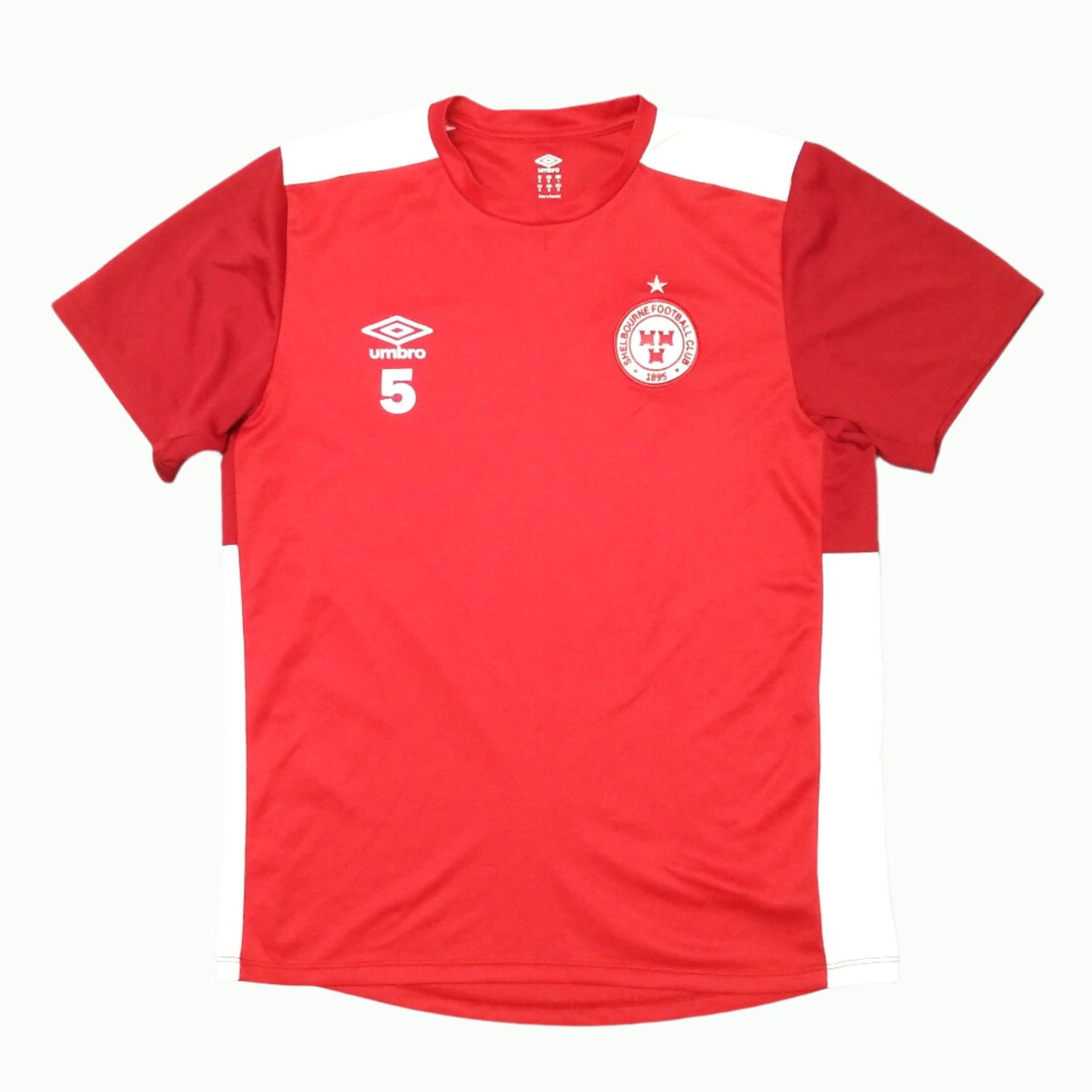 Shelbourne FC 2019 Football Jersey Umbro (M) Player Issue #5