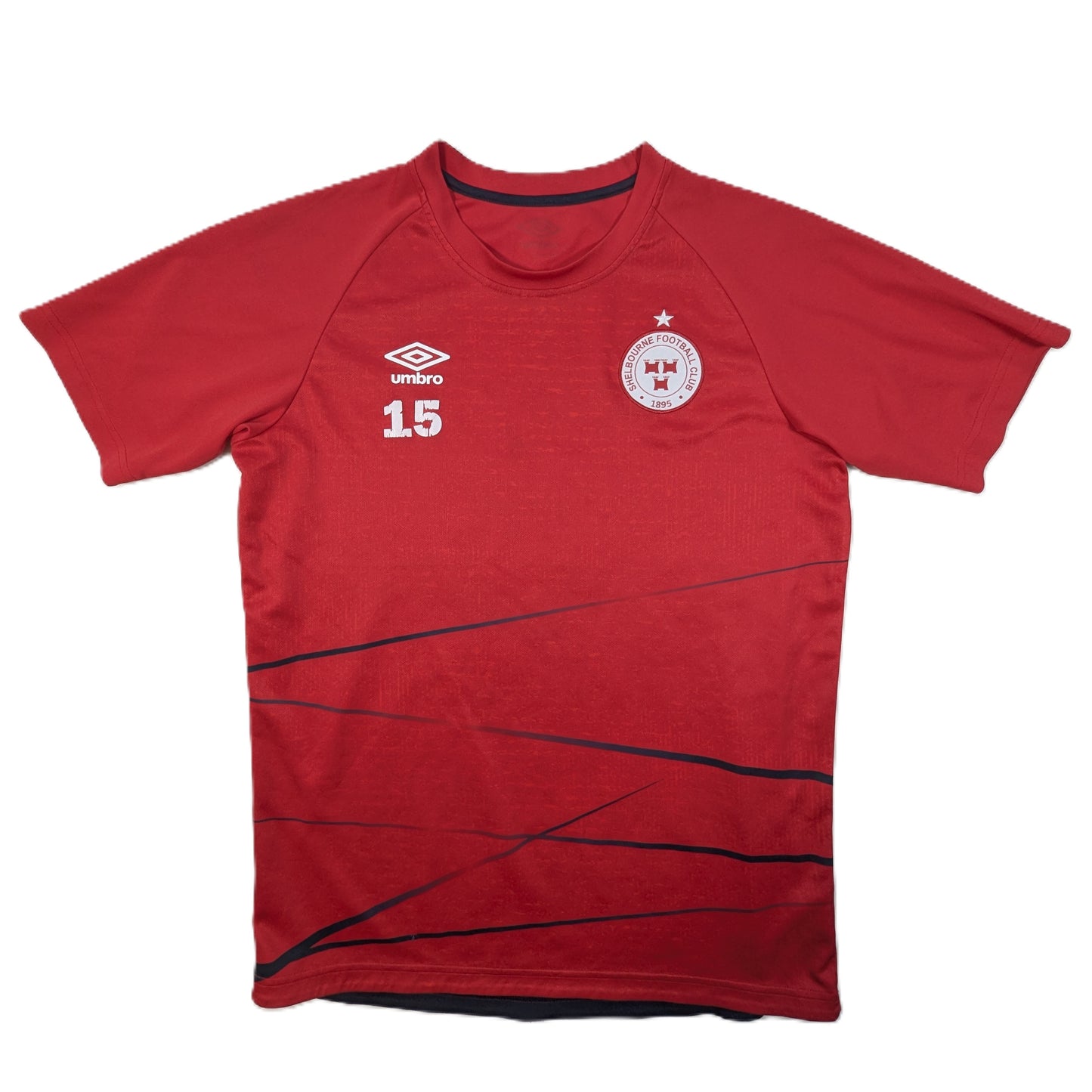 Shelbourne Player Issue Umbro Football Jersey 2019 #15 