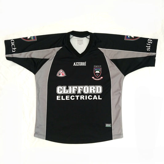 Sligo GAA  Short Sleeve  Home  Jersey  2007 / 08  Azzurri     Teens       Clifford Electrical  Sligo GAA Gaelic Football Hurling Connacht Vintage Retro Jersey Shirt  SHIRTS V SKINS   