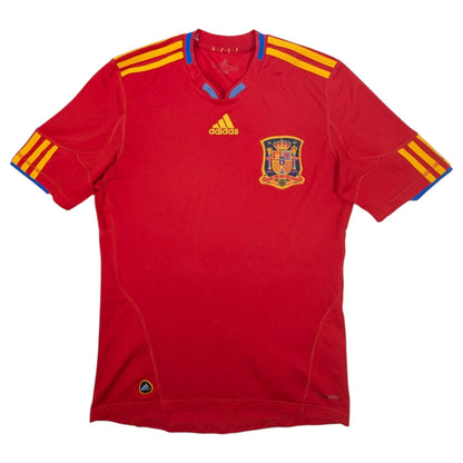  Spain adidas Home Football Jersey 2010 (S) [Good]