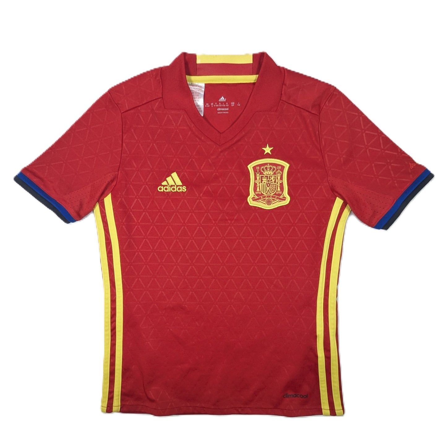 Spain adidas Home Football Jersey 2016 (9-10 Years)