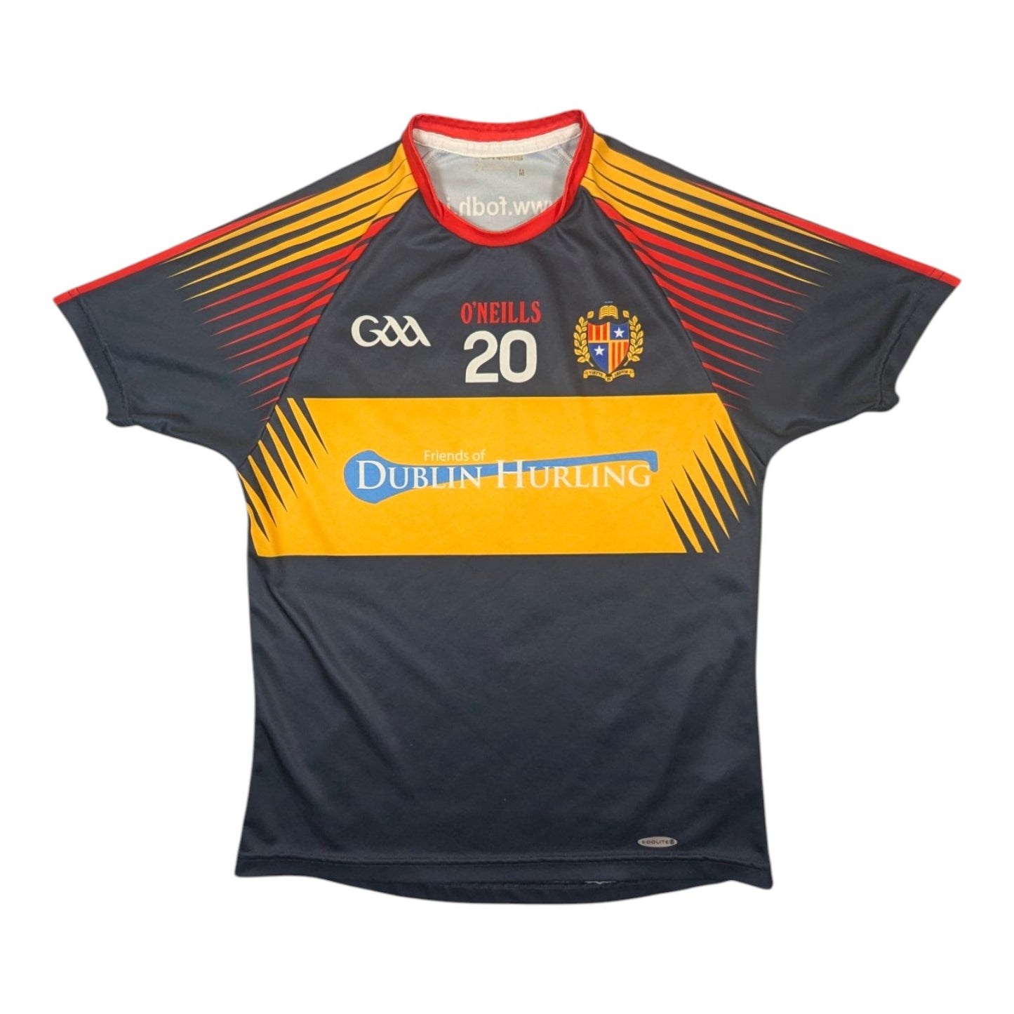 St Fintans High School Player Issue O'Neills Away GAA Jersey 2010s #20 (M)