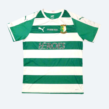 St Francis FC Player Issue Football 2022 Jersey Puma (L) dublin ireland soccer shirt green white celtic