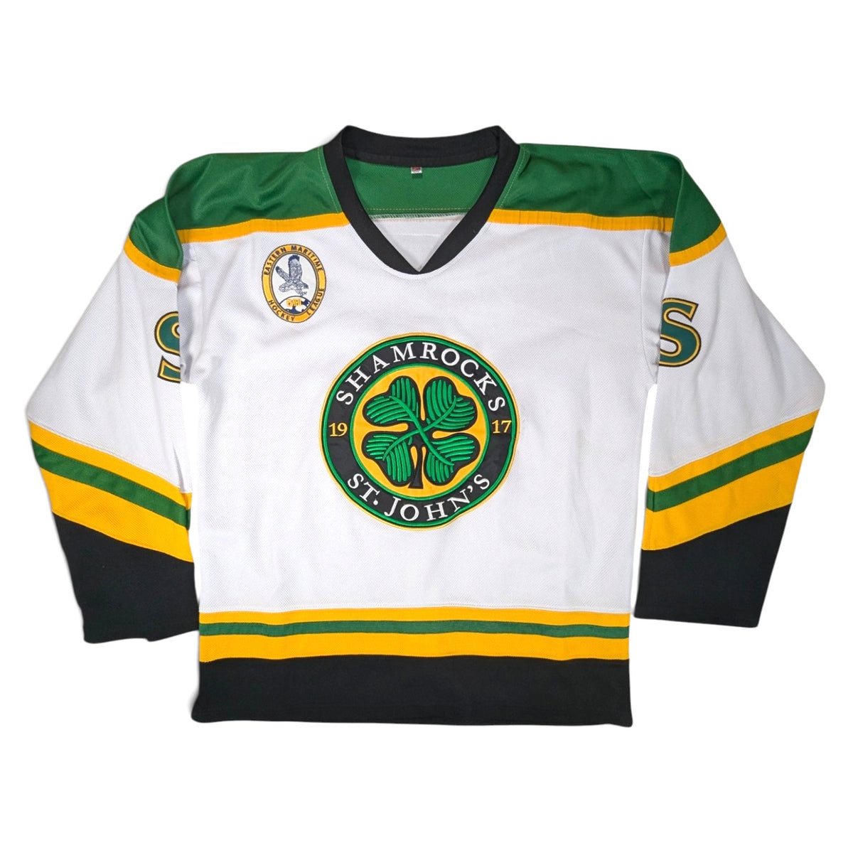 St Johns Shamrocks Home Ice Hockey Jersey 2011 Rhea #3 (S) [Good]
