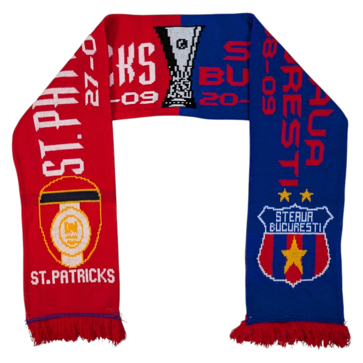  St Patricks Athletic - Steaua Bucuresti Football Scarf 2009 [Good]