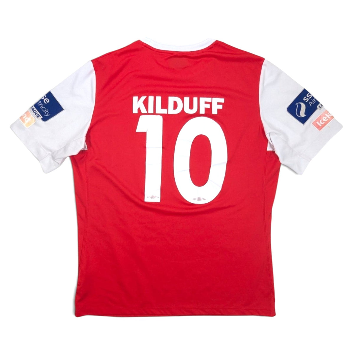 St Patricks Athletic Player Issue Umbro Home Football Jersey 2015 Ciarán Kilduff #10 (L) [Good]
