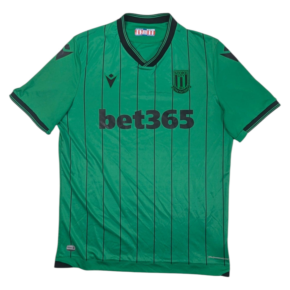 Stoke City Macron Away Football Jersey 2021 (L) [Very Good]
