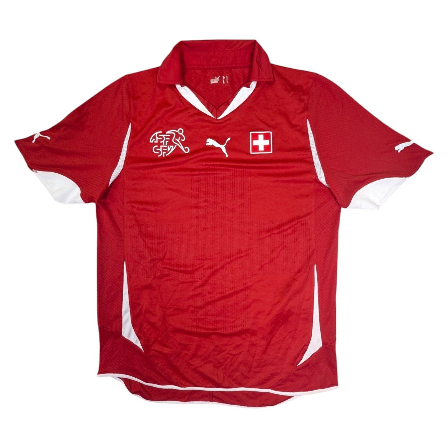 Switzerland Puma Home Football Jersey 2010 (L) [Very Good]