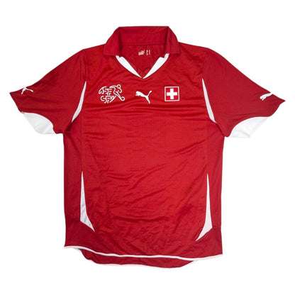 Switzerland Puma Home Football Jersey 2010 (L) [Very Good]