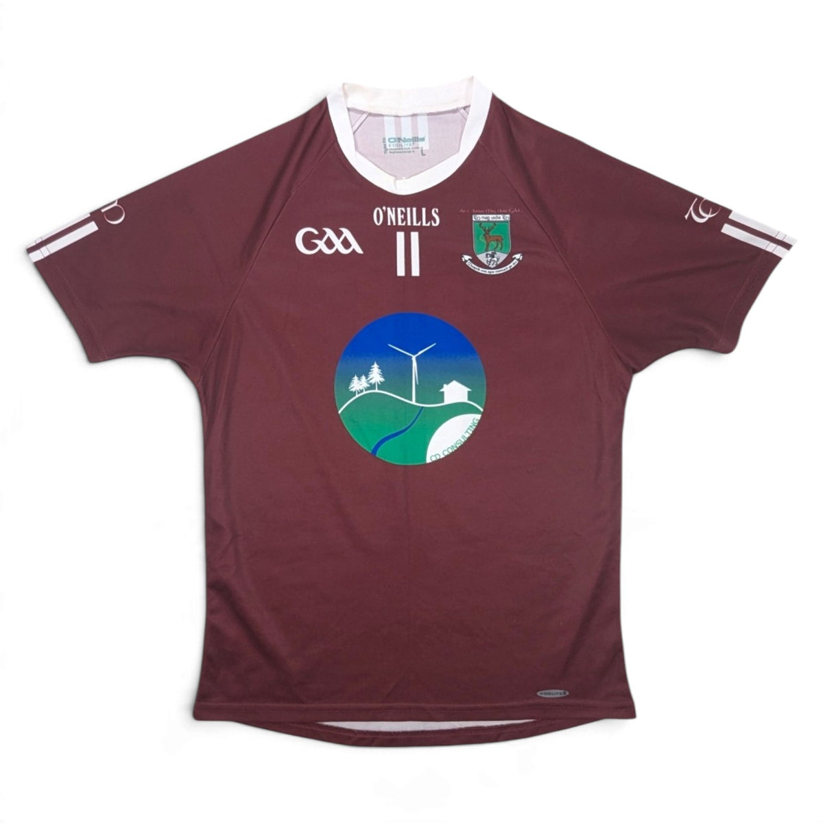 Tempo Maguires Player Issue O'Neills Home GAA Jersey 2010s #11 (L) [Excellent]