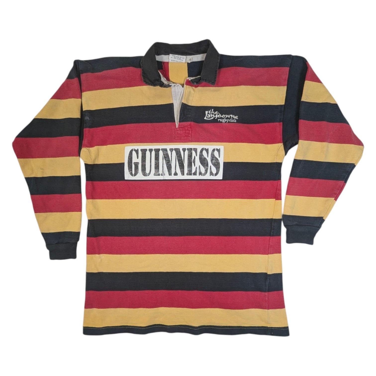 The Landsdowne Rugby Club Player Issue Leather Balls LTD Home Rugby Jersey 1990s #18 