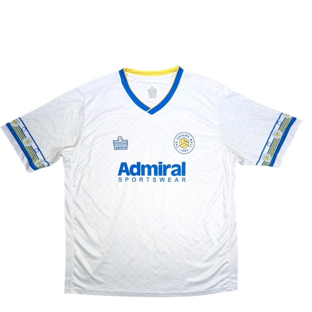 The Square Ball admiral Home Football Jersey Retro (2XL) [Good]