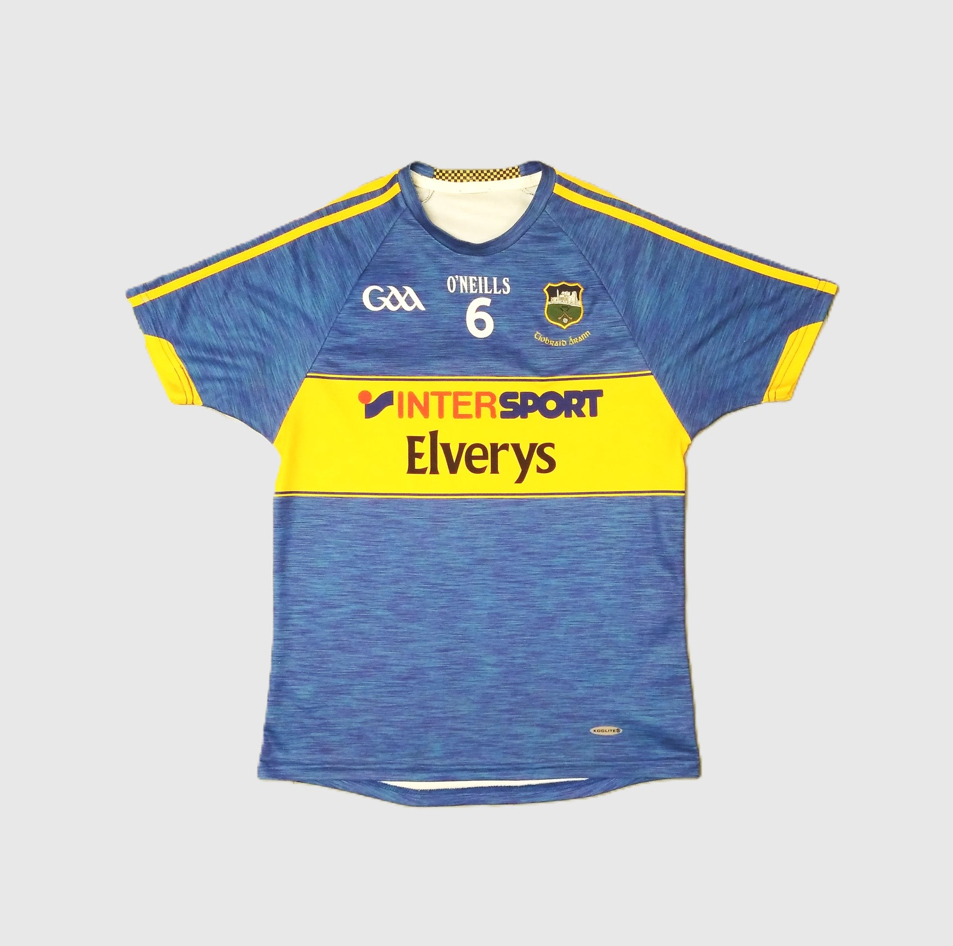 Tipperary 2018 19 GAA Jersey O'Neills (M) #6 [Very Good