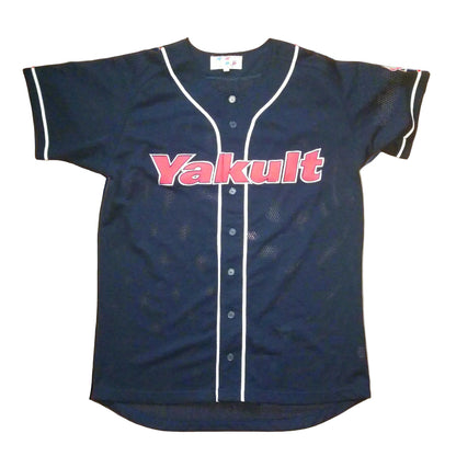 Tokyo Yakult Swallows Baseball  Short Sleeve  Away  Jersey  2000s  Wolrd Sports Goods     Unisex Adults       Yakult  Tokyo Yakult Swallows Baseball Jersey Shirt Japan Vintage Retro  SHIRTS V SKINS   