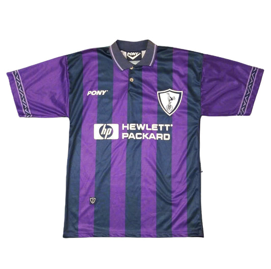 Tottenham Hotspur Football  Short Sleeve  Away  Jersey  1995 / 96  Pony     Unisex Adults       Hewlett packard  
