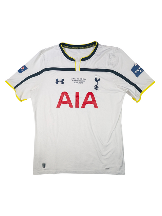 Tottenham Under Armour Home Football Jersey 2014 Capital One Cup Final