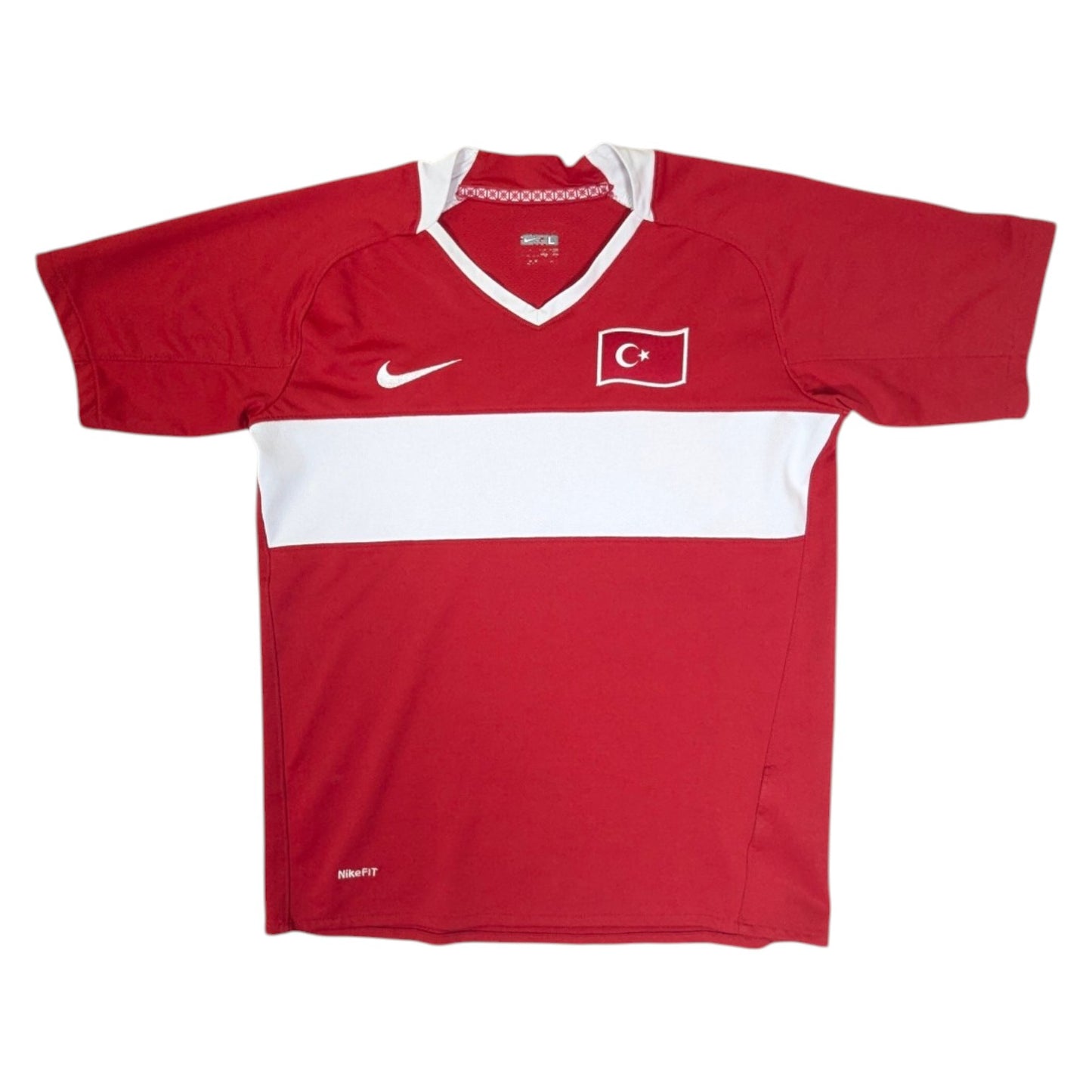  Turkey Nike Home Football Jersey 2008 (10-12 Years) [Good]