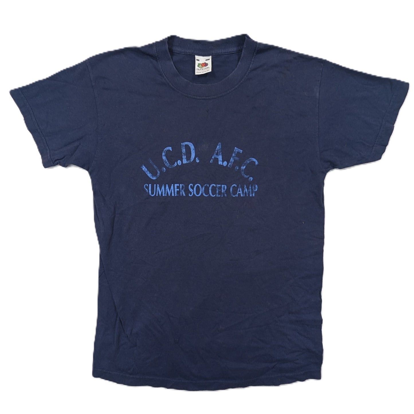 UCD Fruit of the Loom Football T-Shirt 1990s