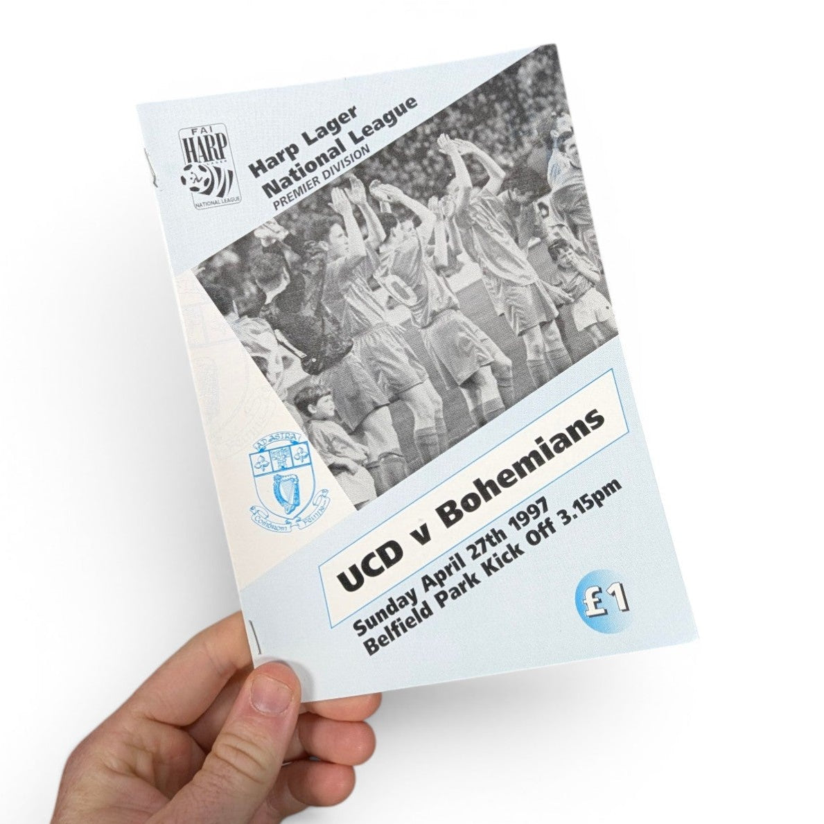  UCD v Bohemian FC Football Programme 1997 