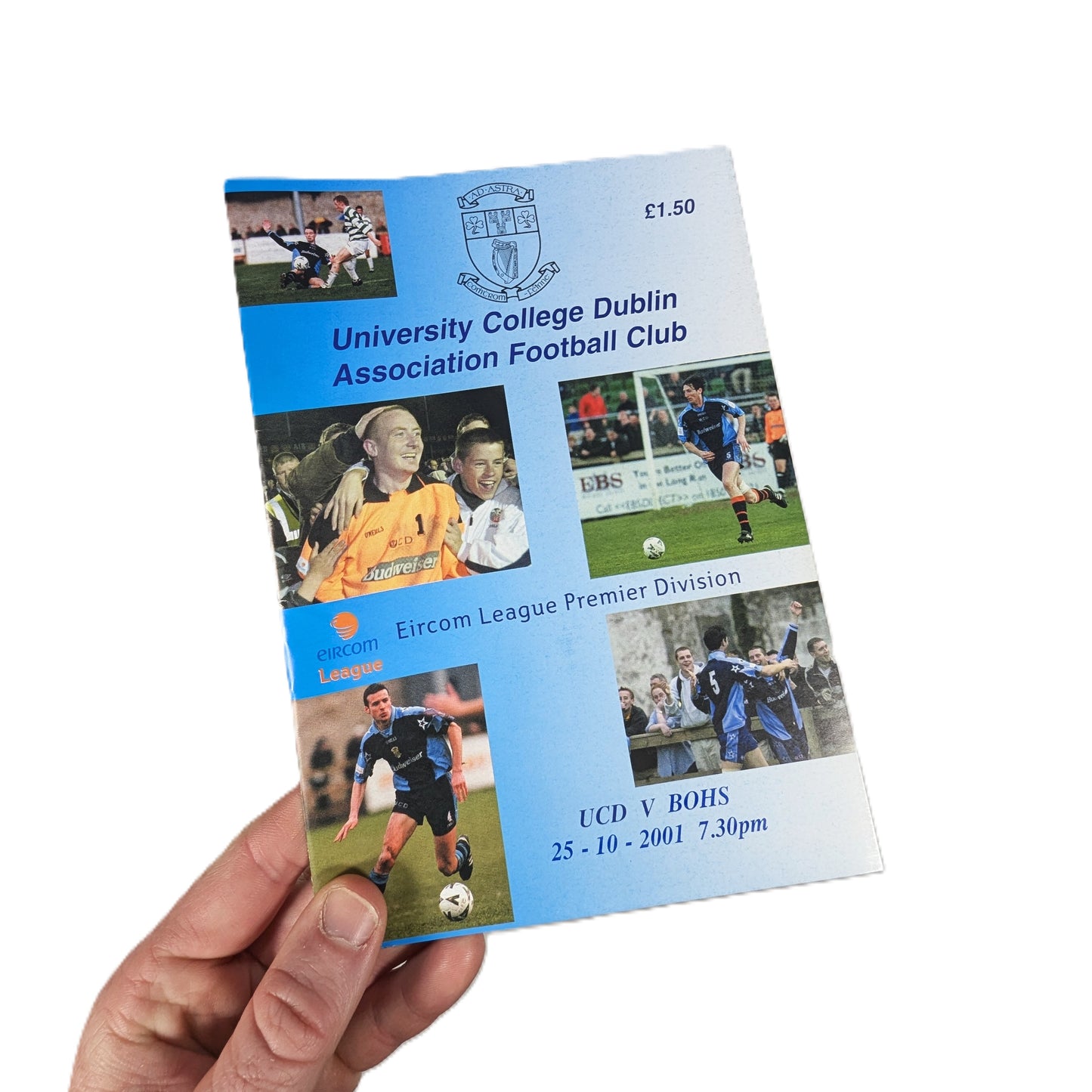 UCD v Bohemians Eircom League Football Programme 2001