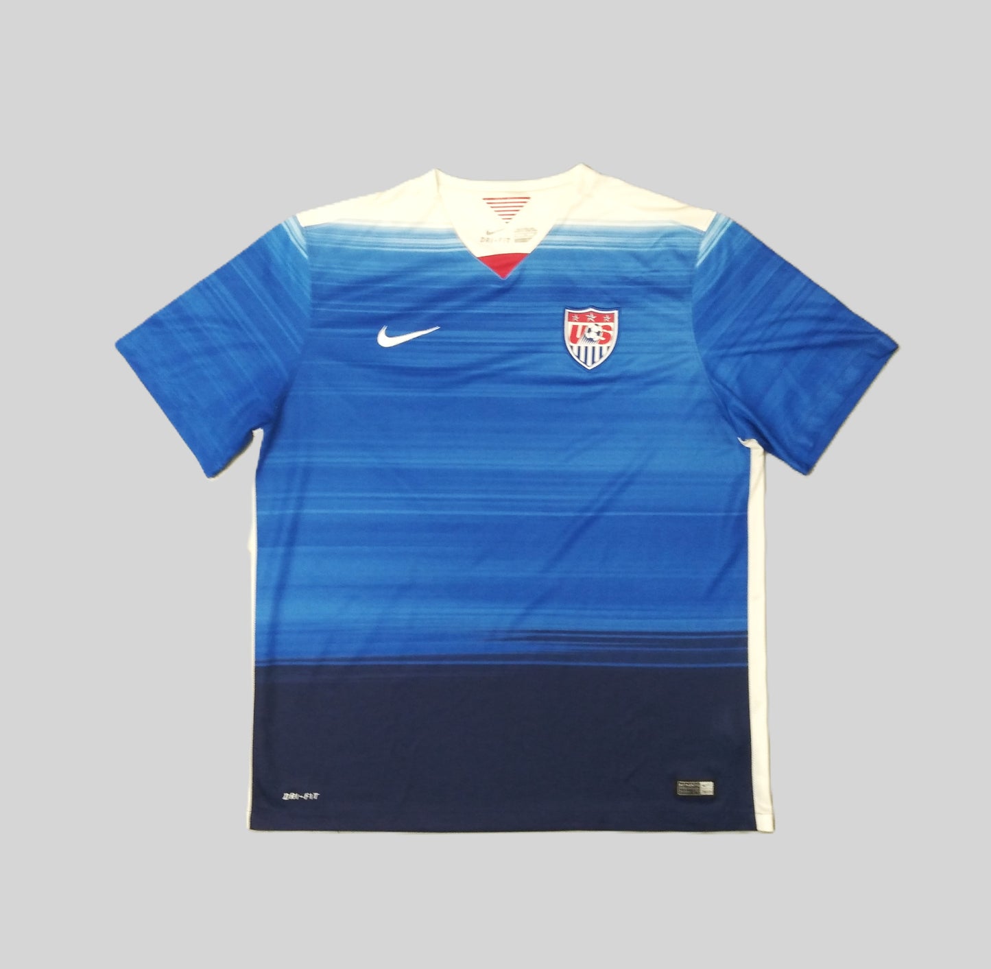 USA Football  Short Sleeve  Home  Jersey  2015 / 16  Nike     Unisex Adults       Sponsorless  USA soccer United States of America USMNT USWNT World Cup  SHIRTS V SKINS   