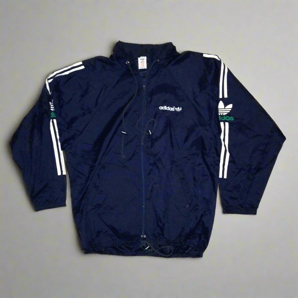 Vintage Casual  Long Sleeve  Casual  Jacket  1990s  adidas     Unisex Adults         adidas originals Vintage Retro Trefoil Firebird  SHIRTS V SKINS   