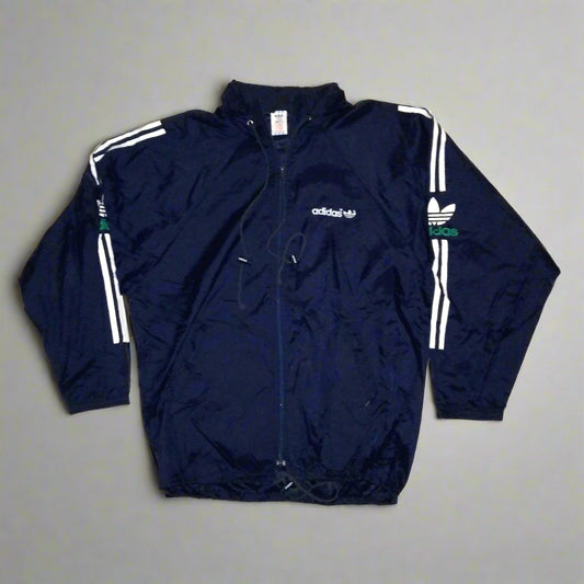 Vintage Casual  Long Sleeve  Casual  Jacket  1990s  adidas     Unisex Adults         adidas originals Vintage Retro Trefoil Firebird  SHIRTS V SKINS   