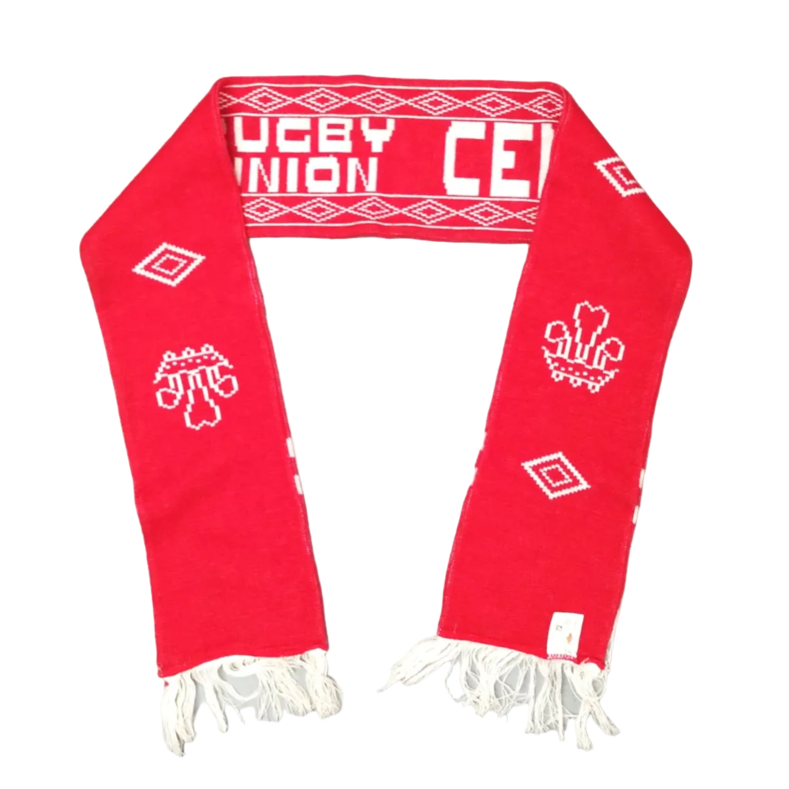Wales 1980 Centenary Rugby Scarf Umbro [Good] – SHIRTS V SKINS