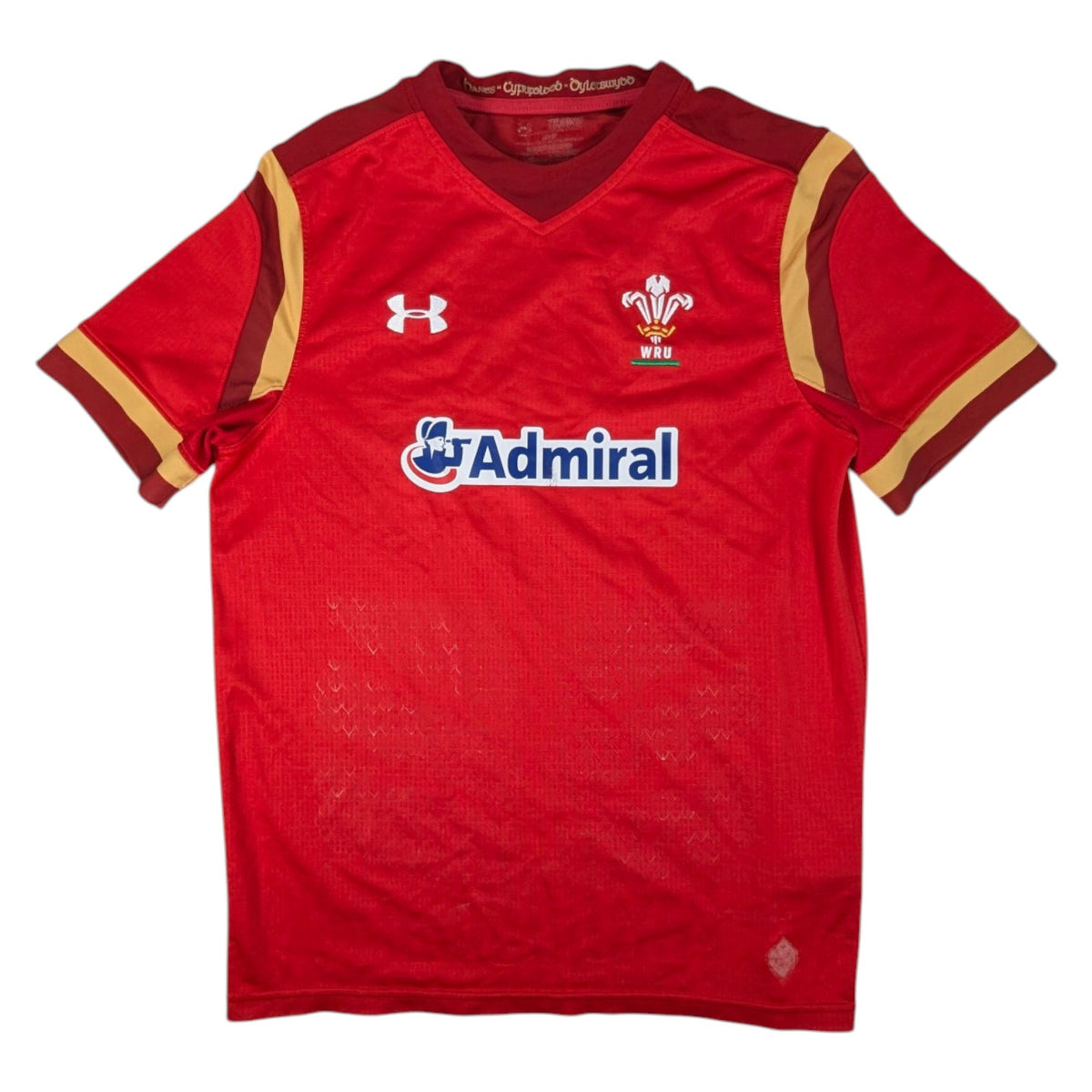Wales Under Armour Home Rugby Jersey 2015 (13-15 Years) [Good]