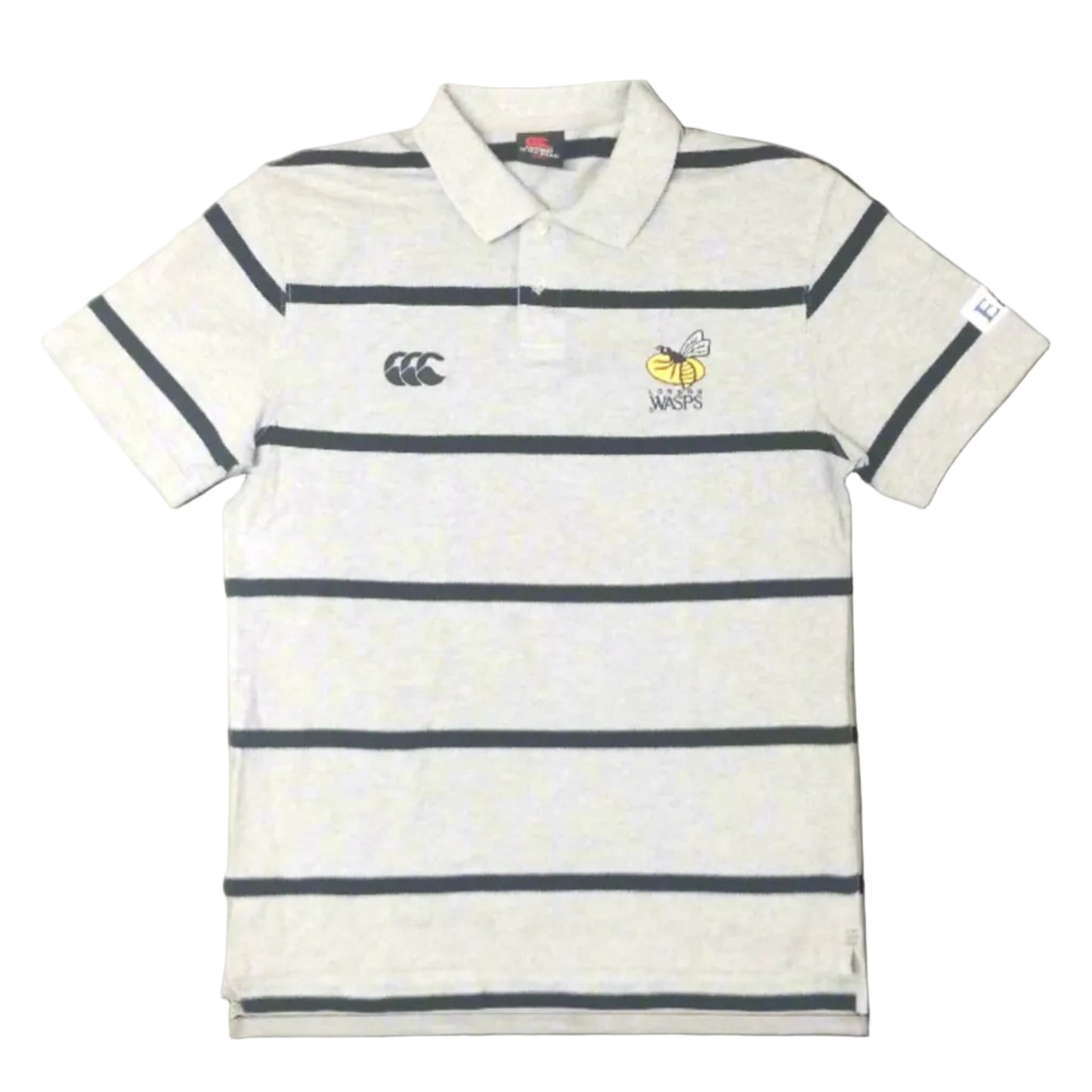 Wasps Rugby  Short Sleeve  Casual  Polo Shirt  2009 / 10  Canterbury     Unisex Adults       EMC2  English Premier league Rugby