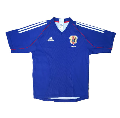 Japan Football  Short Sleeve  Home  Jersey  2002 / 03  adidas     Unisex Adults       Sponsorless  Japan Football Soccer Vintage retro Samurai Blue Nihon  SHIRTS V SKINS   