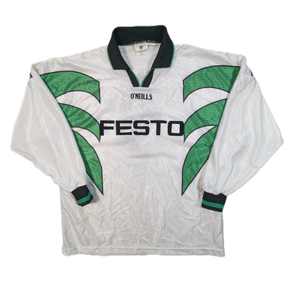  White Player Issue O'Neills Football Jersey 2000 #9