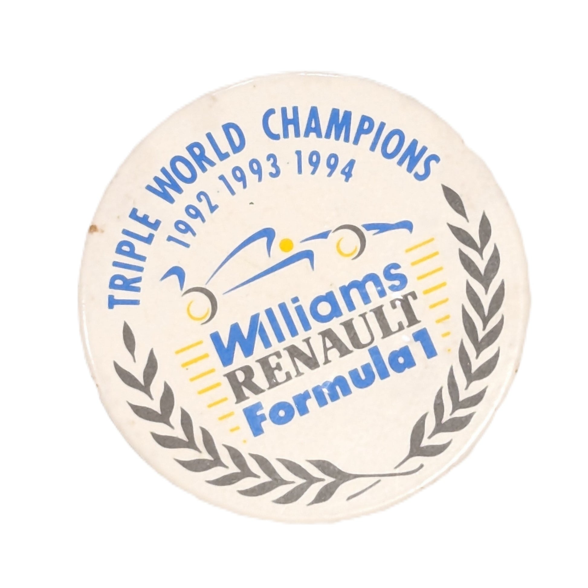 Williams Renault Williams F1 Motorsports Badge 1994