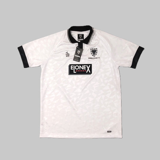 Wimbledon Football  Short Sleeve  Away  Jersey  1994 /95  Copa  Retro   Unisex Adults       Elonex  Wimbledon The Dons London England Premier League Football Soccer Vintage Retro  SHIRTS V SKINS   
