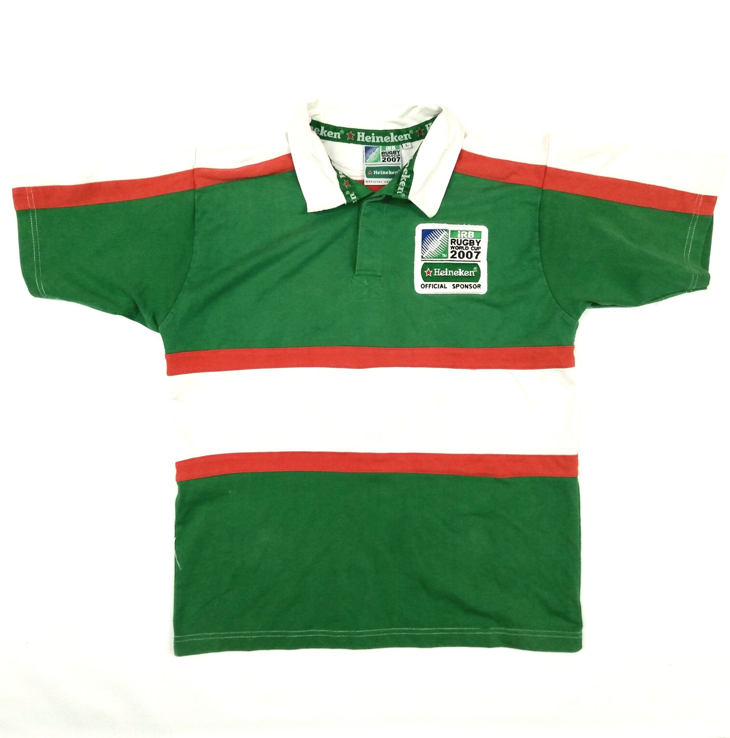World Cup  Rugby  Casual  Jersey  2007  Heineken  Heineken   Unisex Adults     N/A  IRB Rugby World Cup  SVS2019  