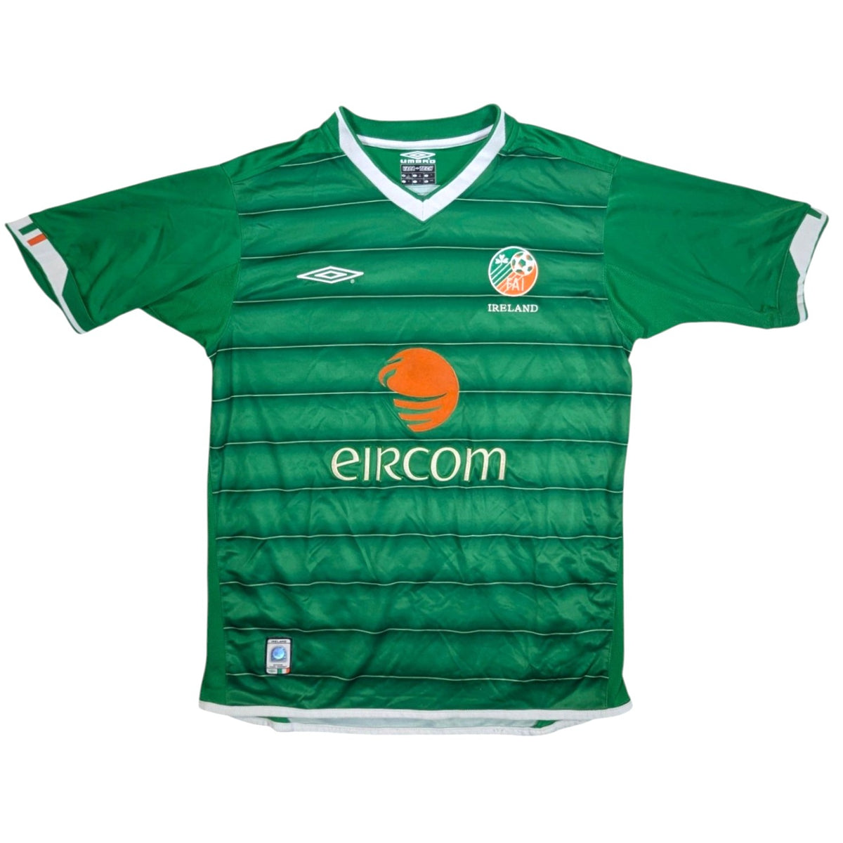Republic of Ireland Umbro Home Football Jersey 2003 (S) [Good]