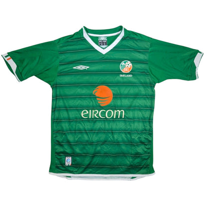 Republic of Ireland Umbro Home Football Jersey 2003 (S) [Good]