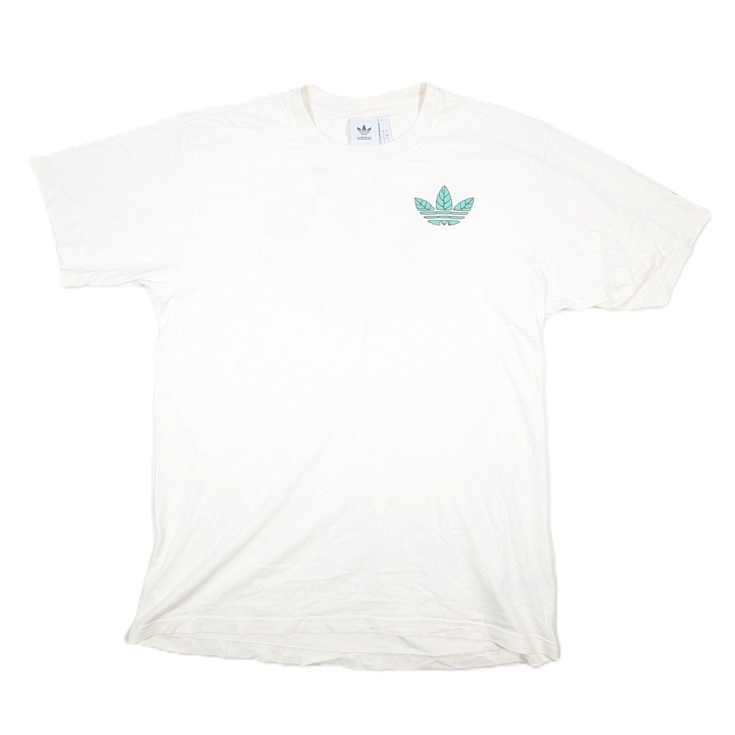 adidas originals leaf trefoil t shirt retro  adidas  hc2140 svs3793