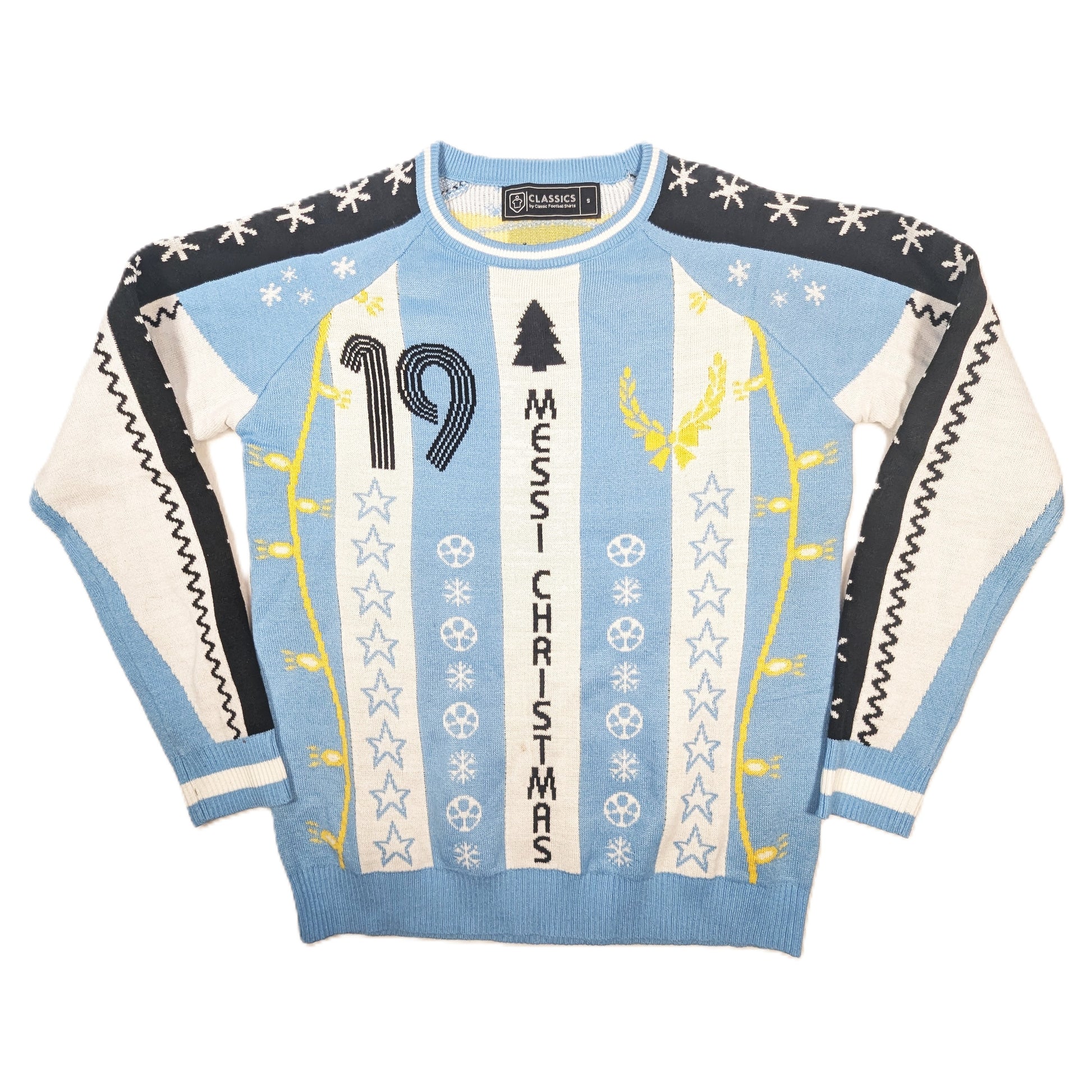 argentina christmas jumper retro  cfs messi  svs3872