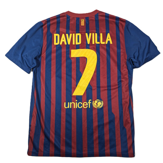 barcelona jersey 2011 qatar foundation nike david villa 419877 486 svs3549