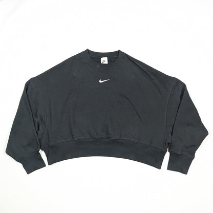 black cropped sweatshirt 2020s  nike   svs3161