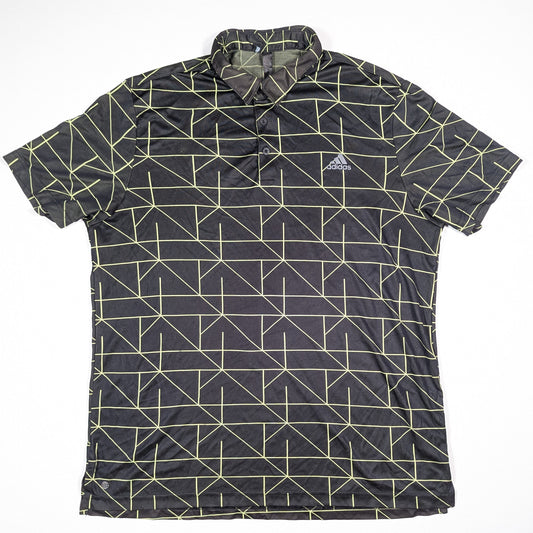 black jacquard polo shirt 2021  adidas  ha6118 svs3096