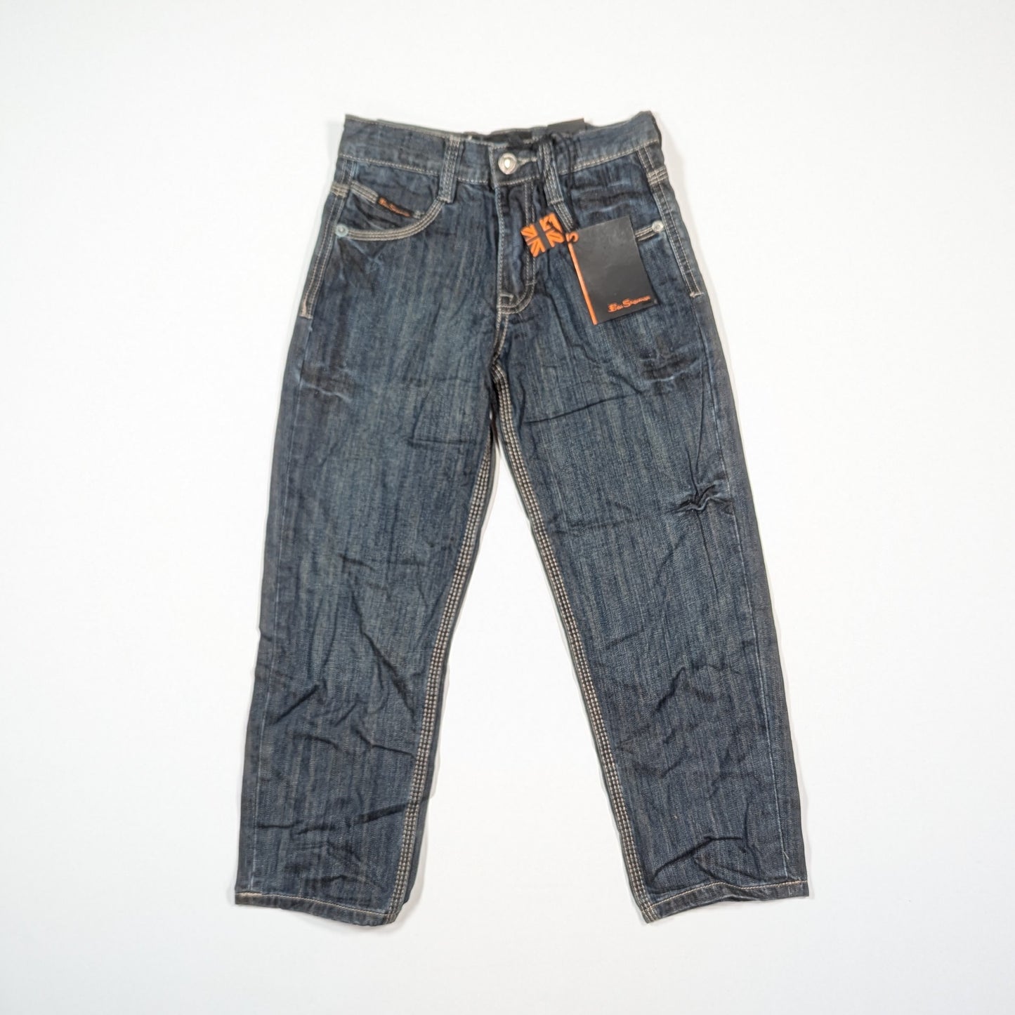 black straight fit jeans 2020s  ben sherman   svs3376